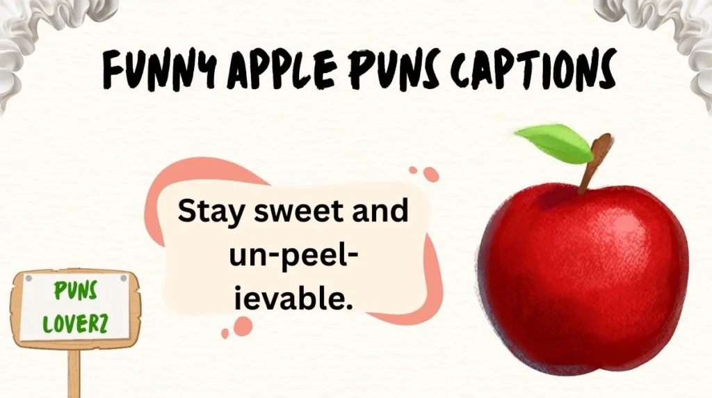 Funny Apple Puns Captions