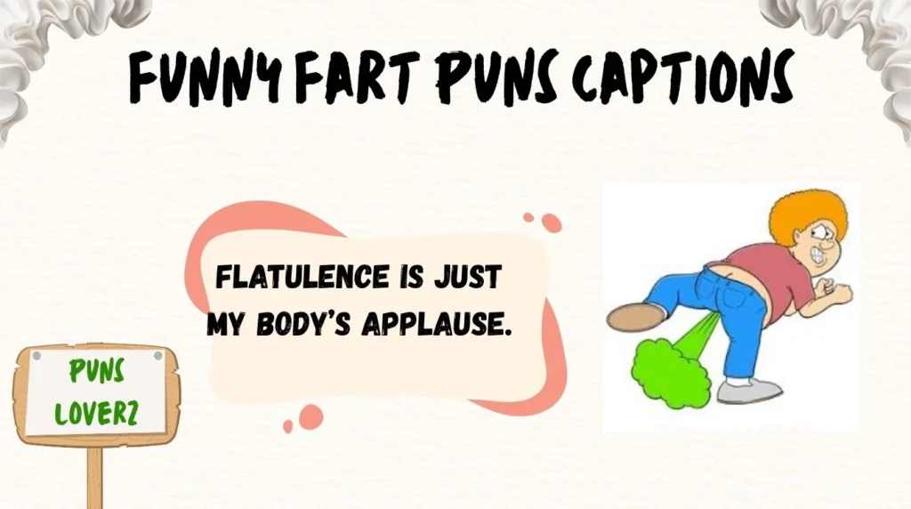 Funny Fart Puns Captions