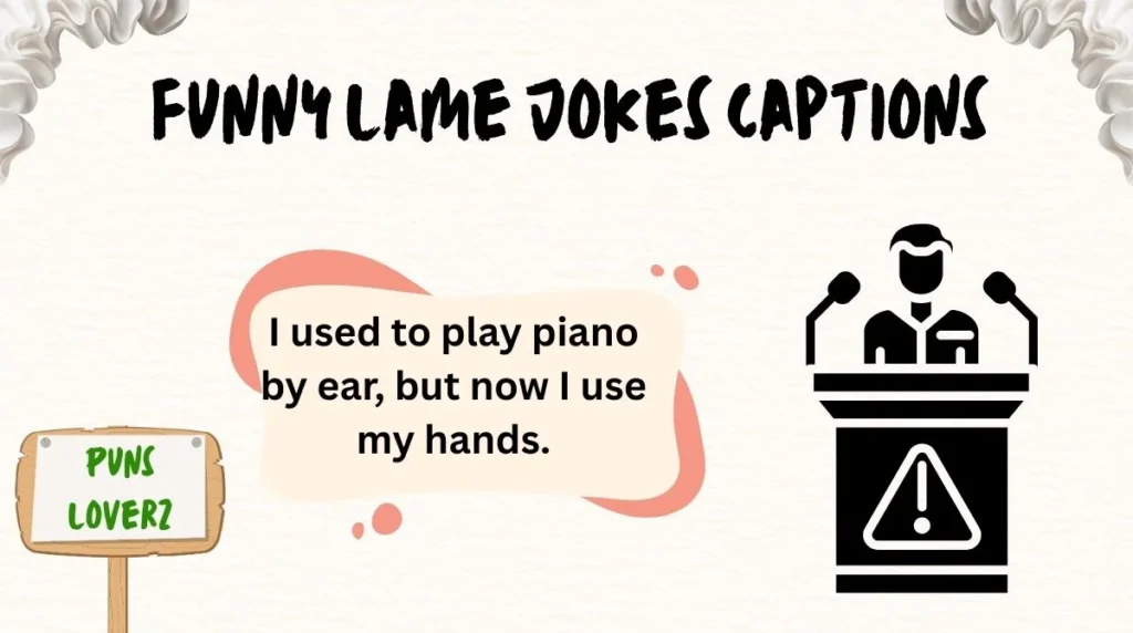 Funny Lame Jokes Captions
