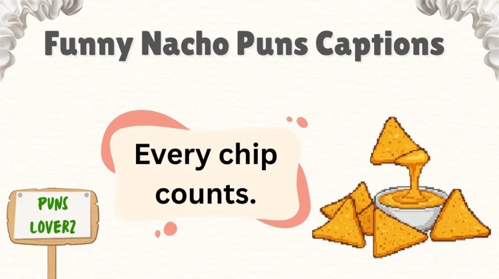 Funny Nacho Puns Captions