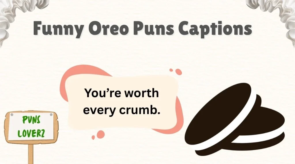 Funny Oreo Puns Captions