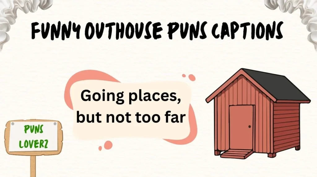 Funny Outhouse Puns Captions
