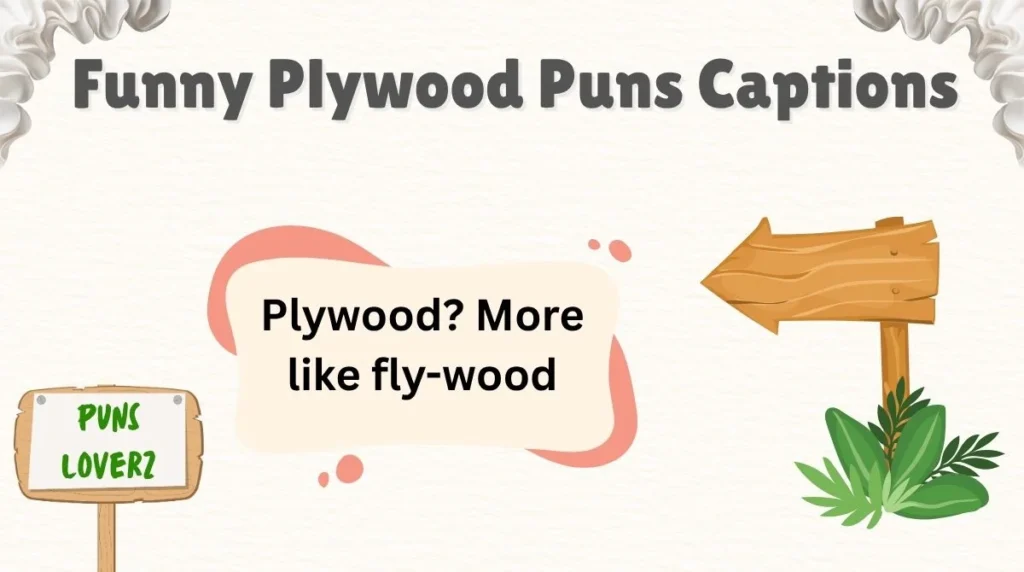 Funny Plywood Puns Captions
