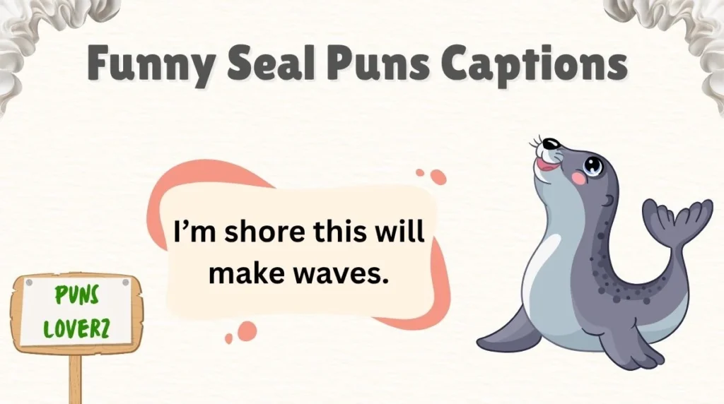 Funny Seal Puns Captions
