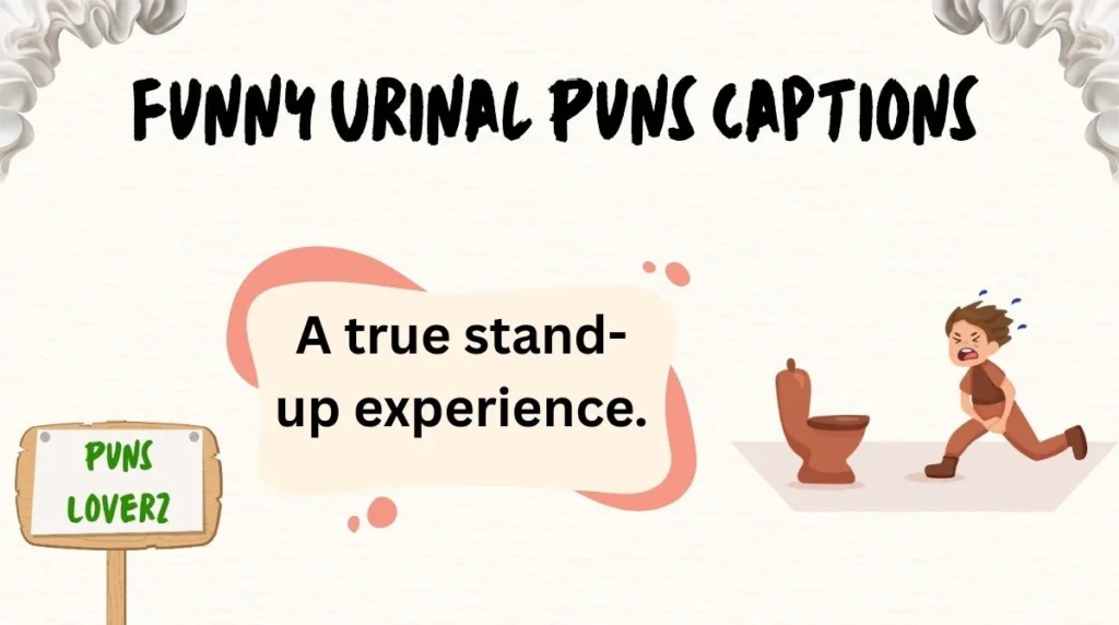 Funny Urinal Puns Captions
