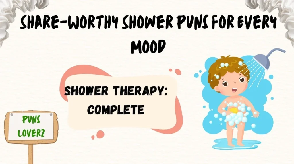 Share-Worthy Shower Puns for Every Mood