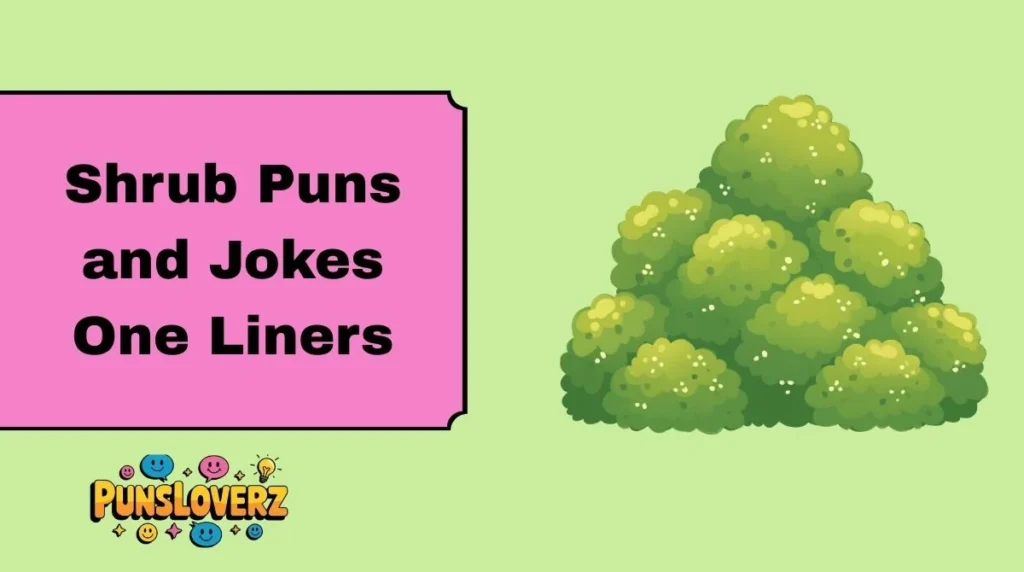Shrub Puns and Jokes One Liners