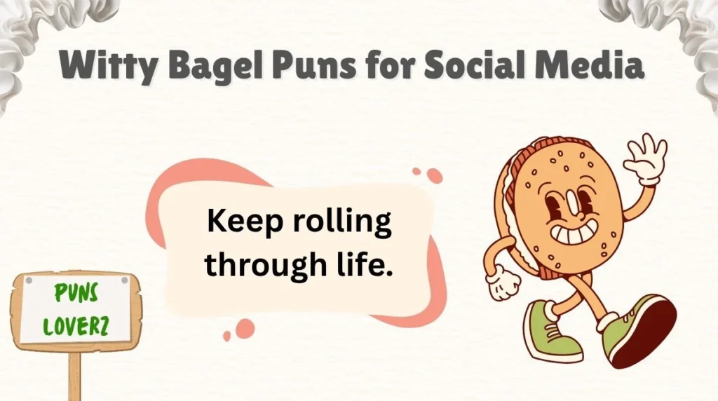 Witty Bagel Puns for Social Media