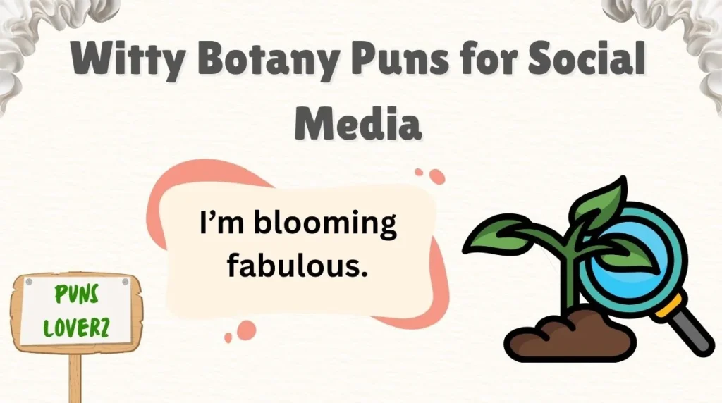 Witty Botany Puns for Social Media