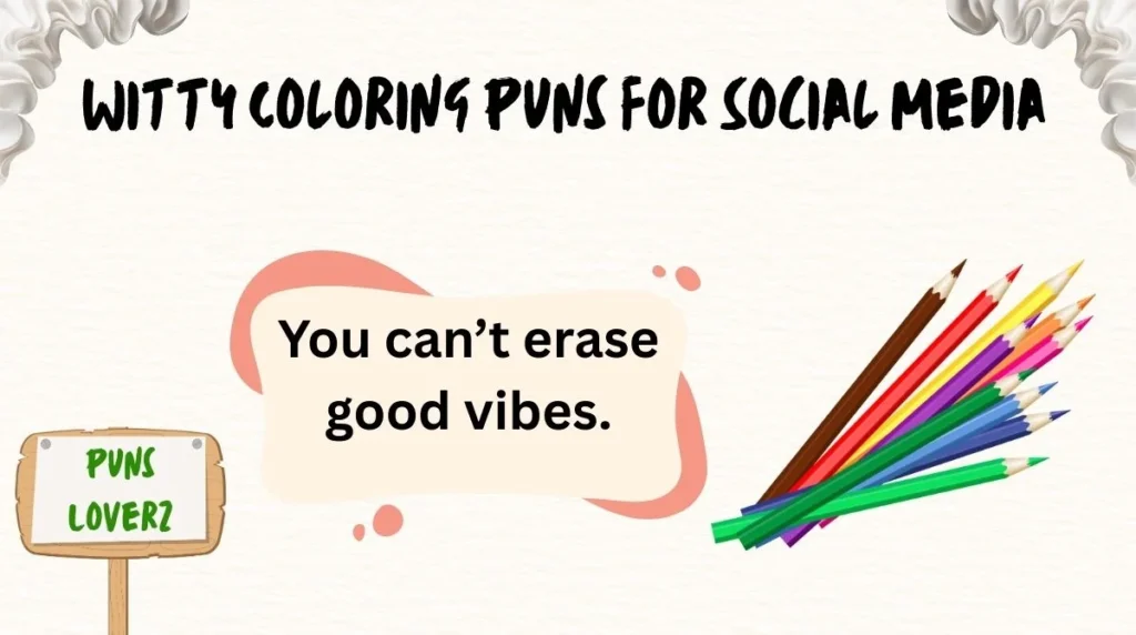 Witty Coloring Puns for Social Media