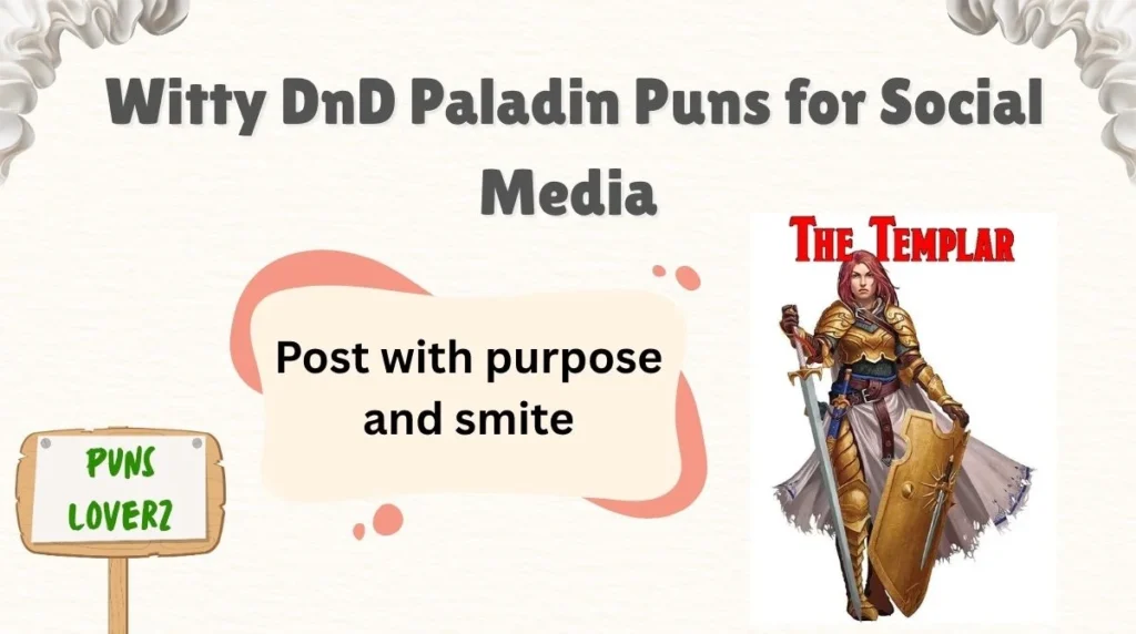  Witty DnD Paladin Puns for Social Media