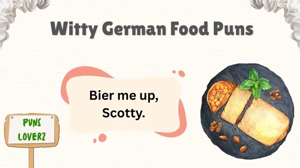 Witty German Food Puns