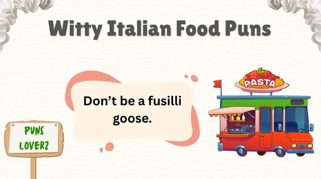 Witty Italian Food Puns