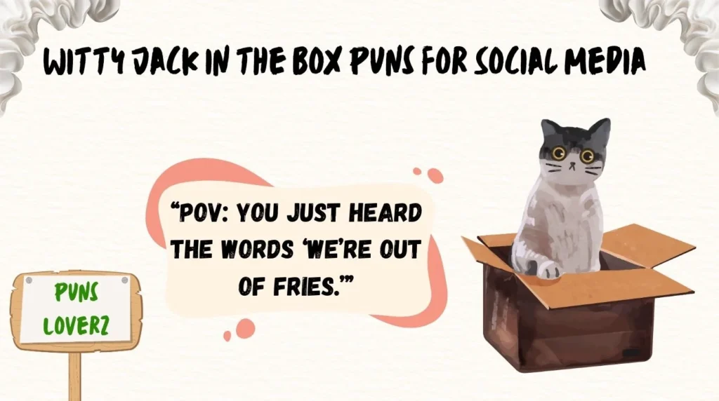 Witty Jack in the Box Puns for Social Media