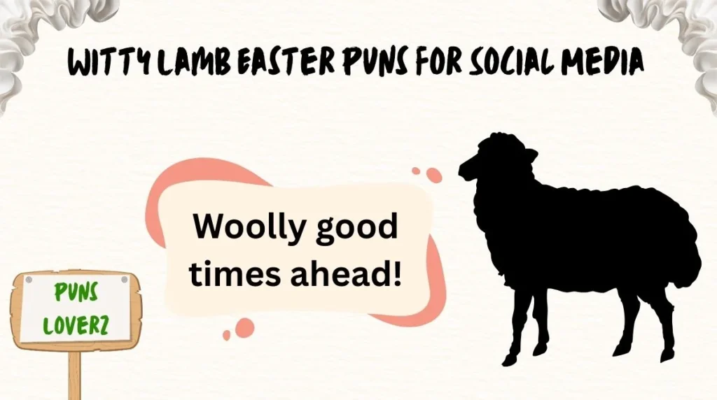 Witty Lamb Easter Puns for Social Media