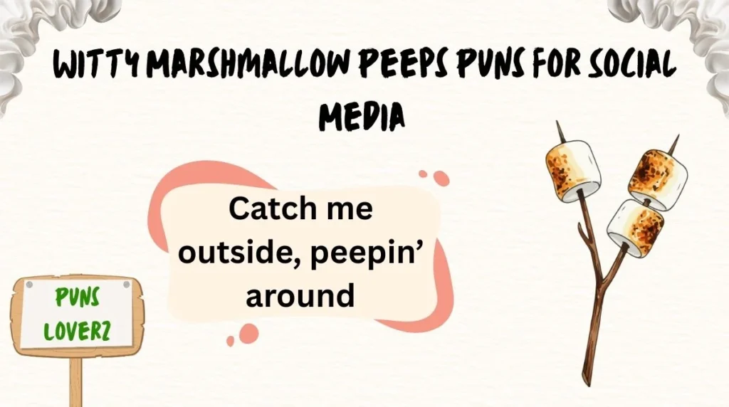 Witty Marshmallow Peeps Puns for Social Media