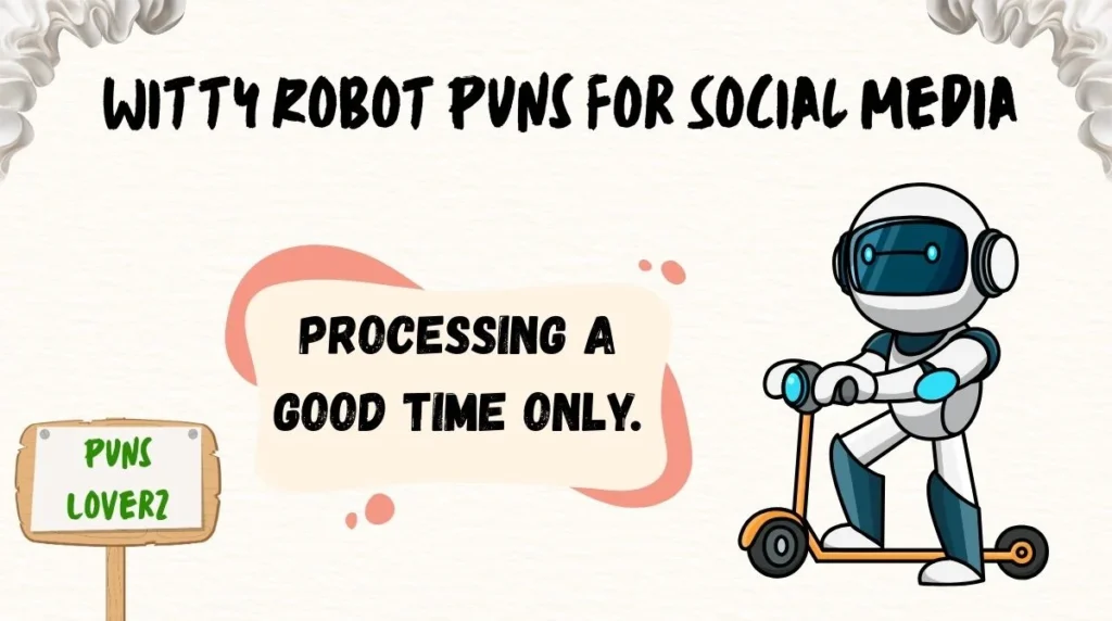 Witty Robot Puns for Social Media
