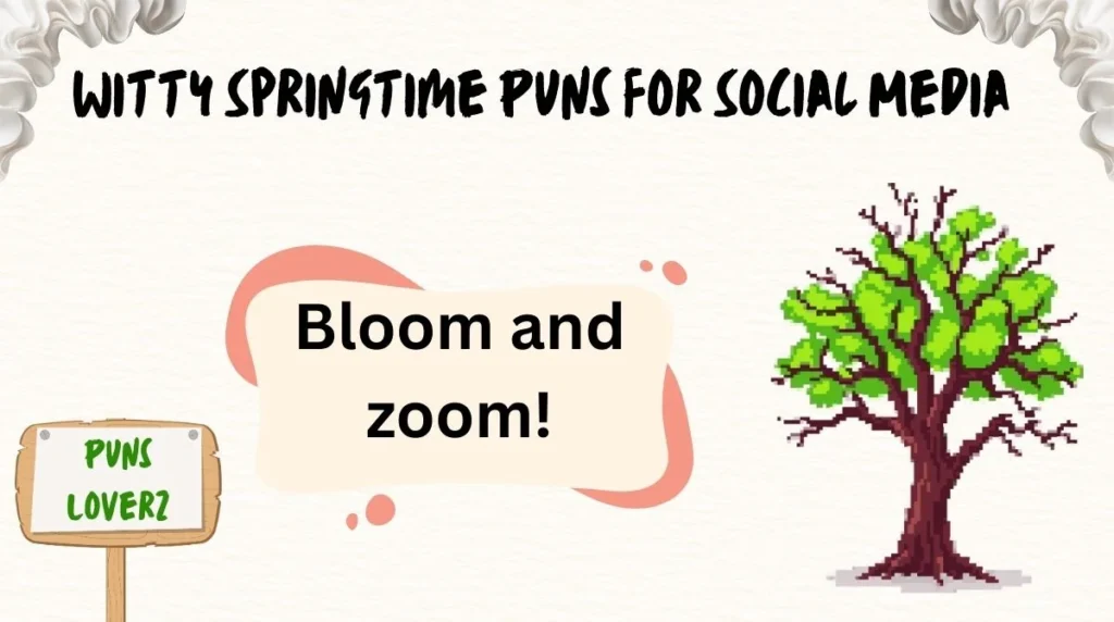 Witty Springtime Puns for Social Media