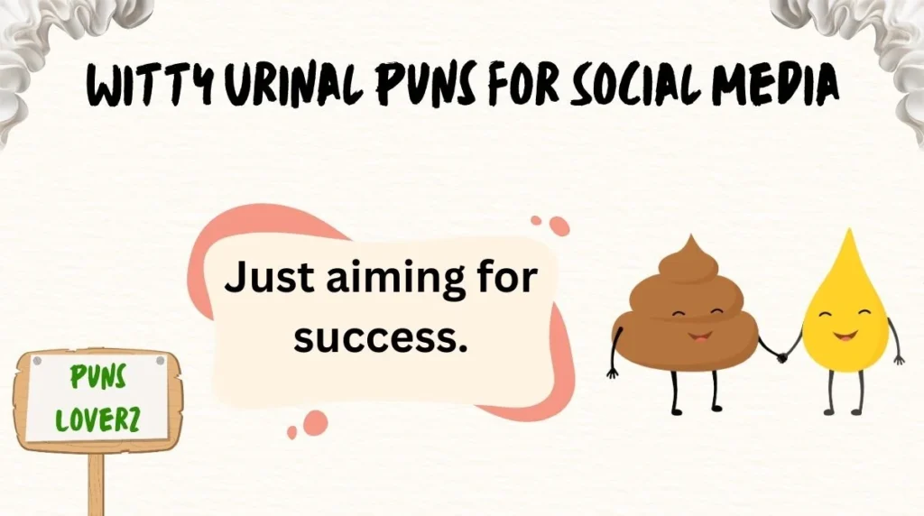 Witty Urinal Puns for Social Media