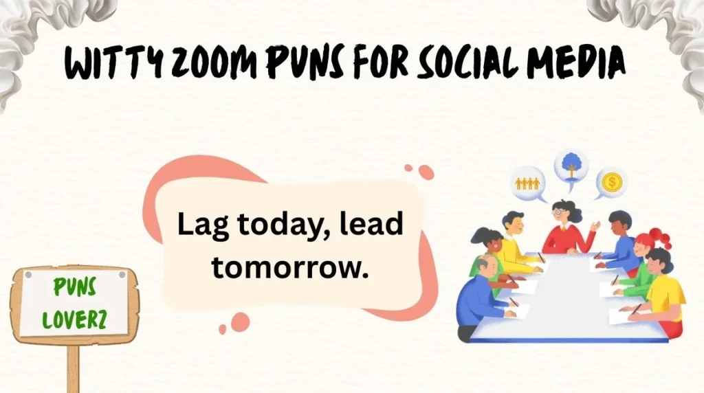 Witty Zoom Puns for Social Media