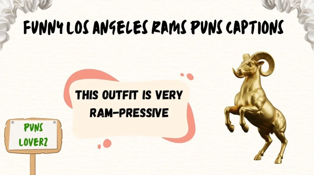 Funny Los Angeles Rams Puns Captions