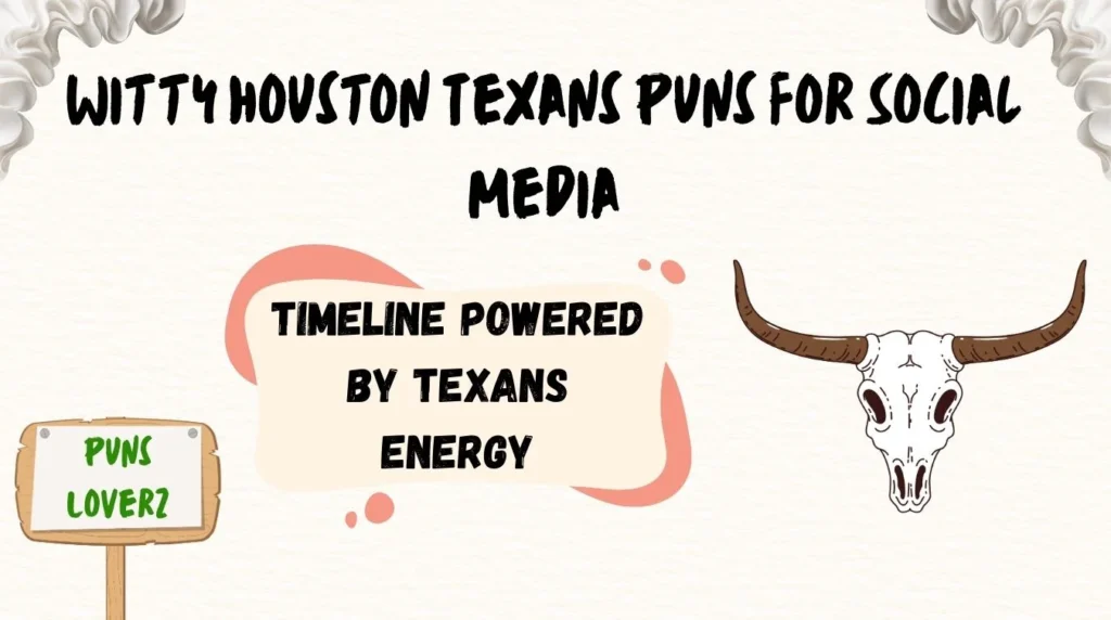 Witty Houston Texans Puns for Social Media