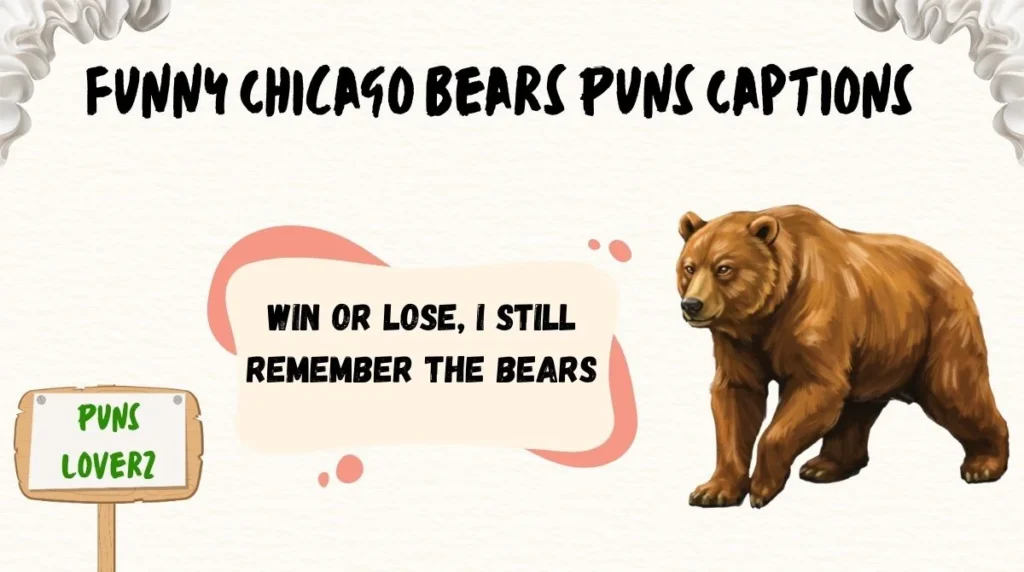 Funny Chicago Bears Puns Captions