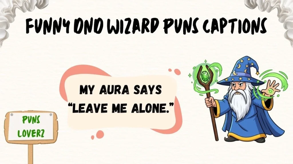 Funny DnD Wizard Puns Captions