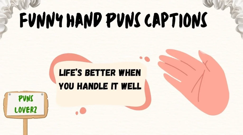 Funny Hand Puns Captions