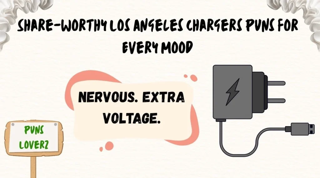 Share-Worthy Los Angeles Chargers Puns for Every Mood