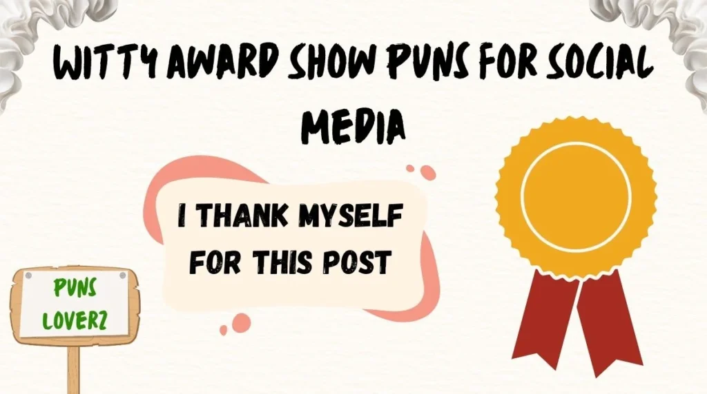 Witty Award Show Puns for Social Media