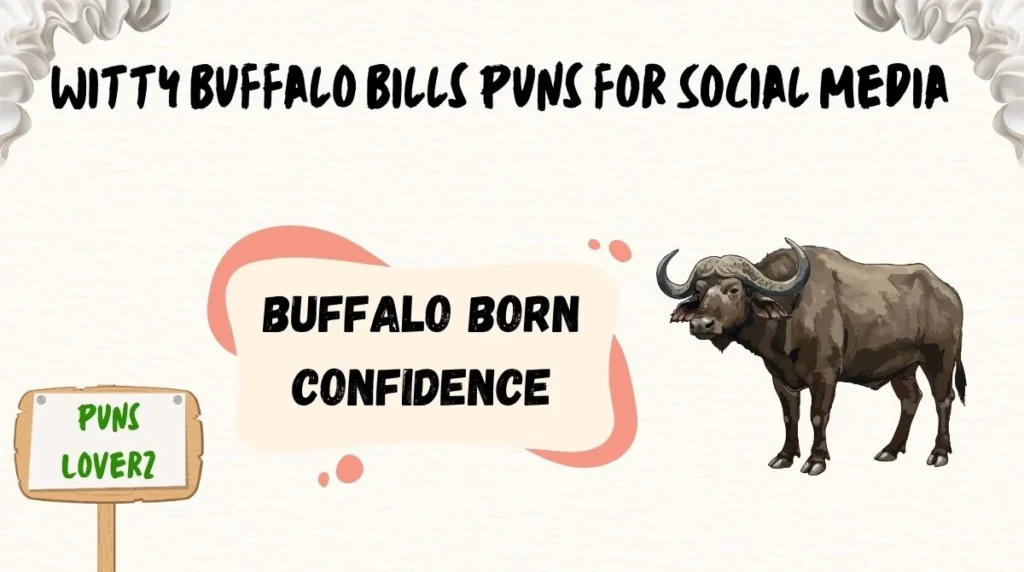 Witty Buffalo Bills Puns for Social Media