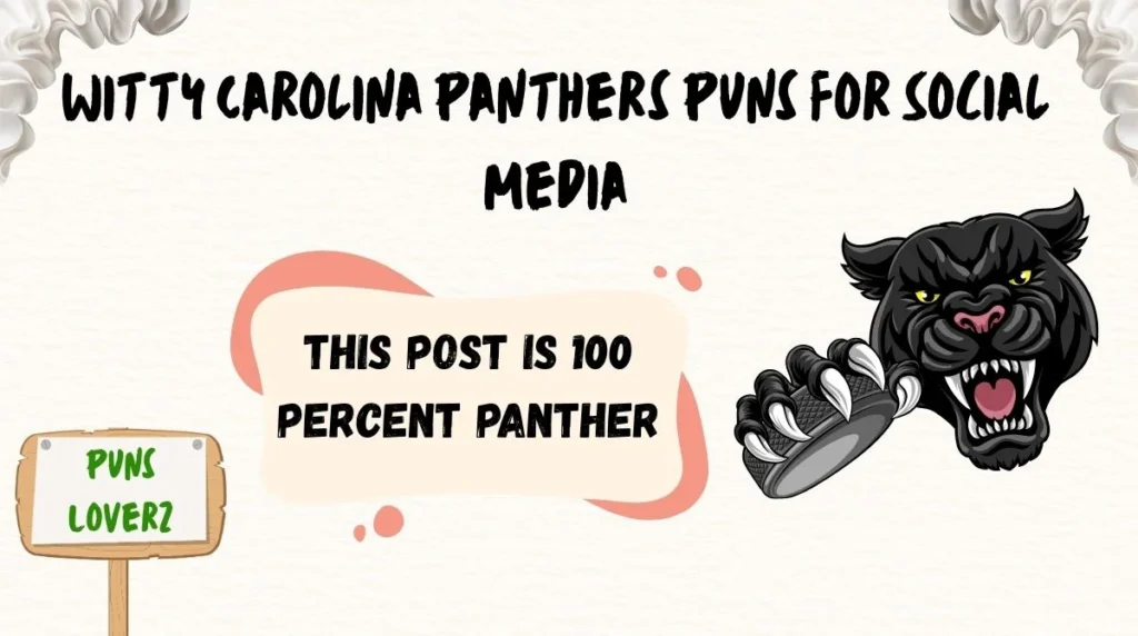 Witty Carolina Panthers Puns for Social Media