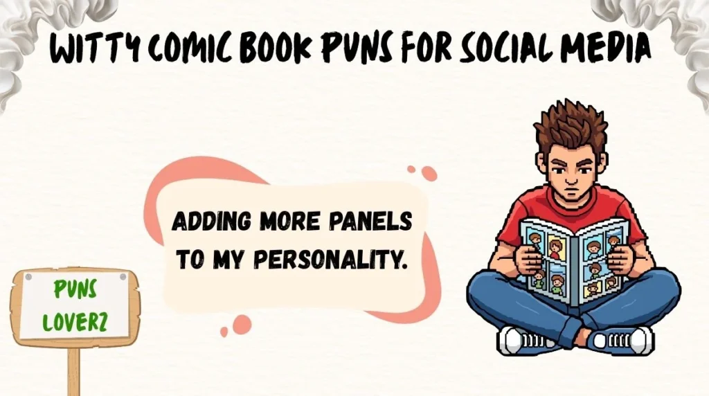 Witty Comic Book Puns for Social Media