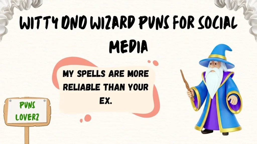 Witty DnD Wizard Puns for Social Media