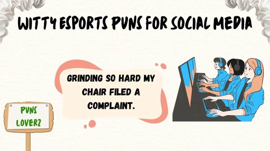Witty Esports Puns for Social Media