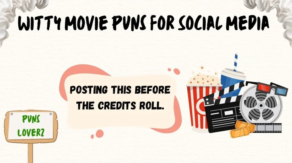 Witty Movie Puns for Social Media