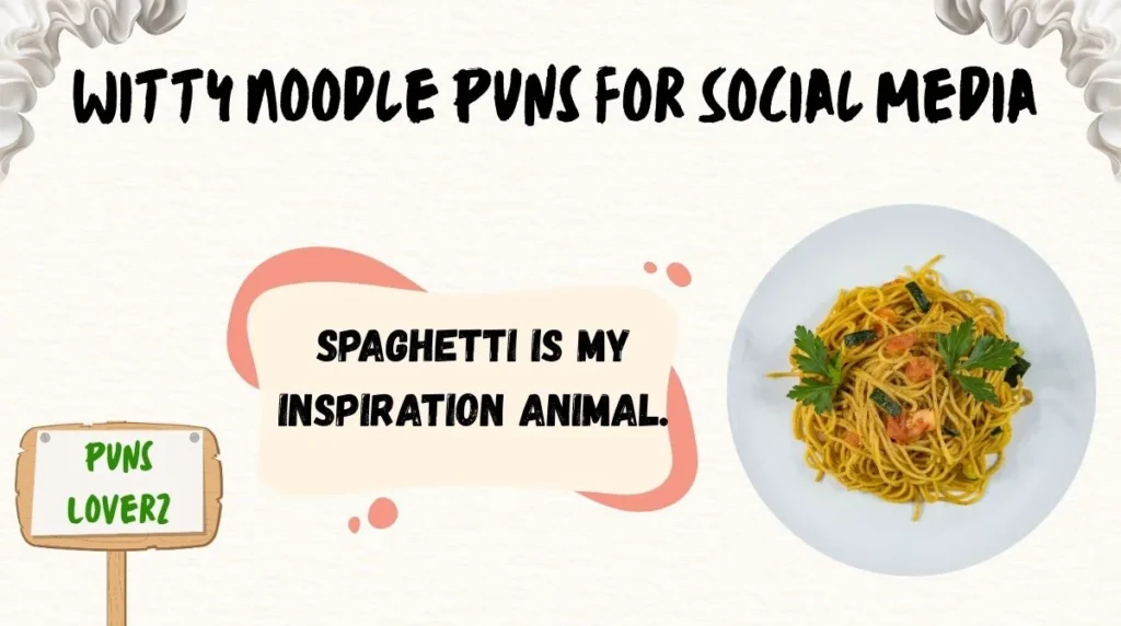 Witty Noodle Puns for Social Media