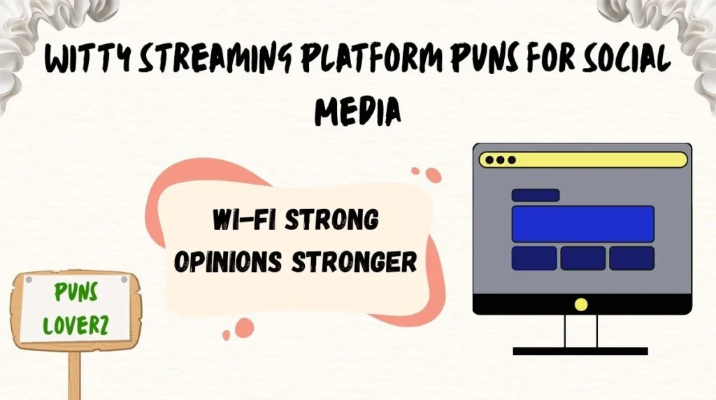 Witty Streaming Platform Puns for Social Media