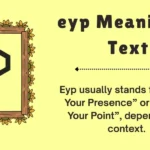 eyp Meaning in Text