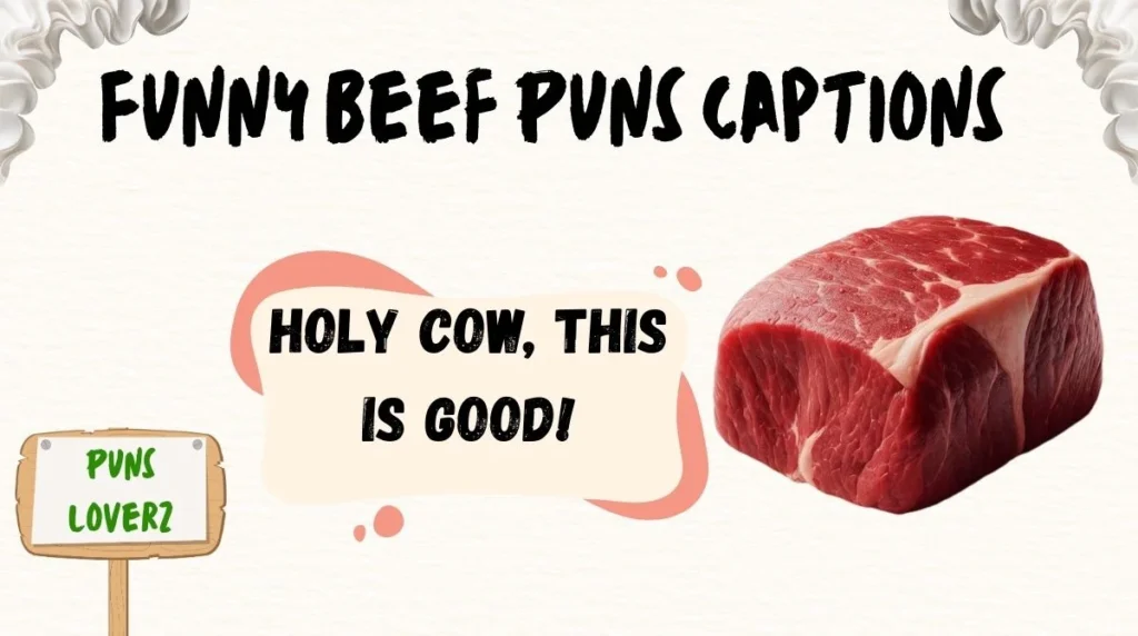 Funny Beef Puns Captions